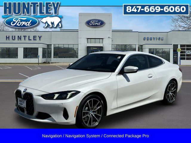 White Metallic 2025 BMW 4 Series Coupe All-Wheel Drive 8-Speed Automatic