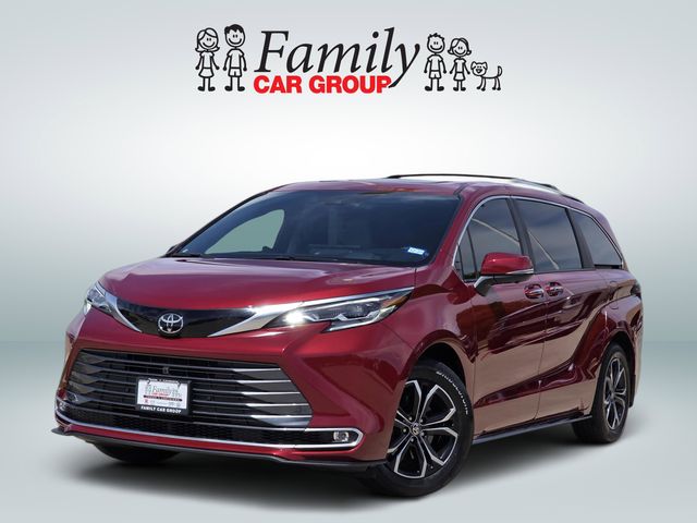 Red (Ruby Flare Pearl) 2026 Toyota Sienna Platinum 7-Passenger AWD Minivan All-Wheel Drive Continuously Variable Transmission