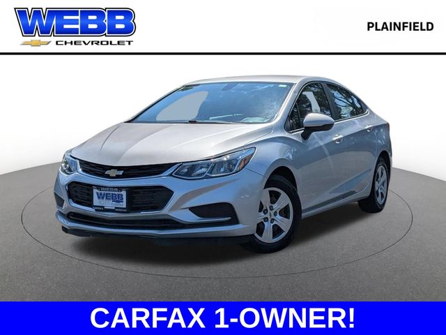 Silver Ice Metallic 2017 Chevrolet Cruze Sedan Front-Wheel Drive 6-Speed Automatic
