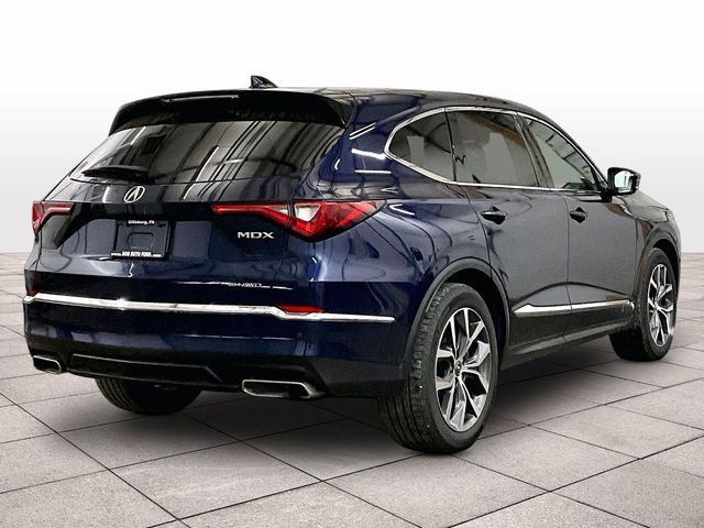 2022 Acura MDX Technology Blue at Spitzer Acura