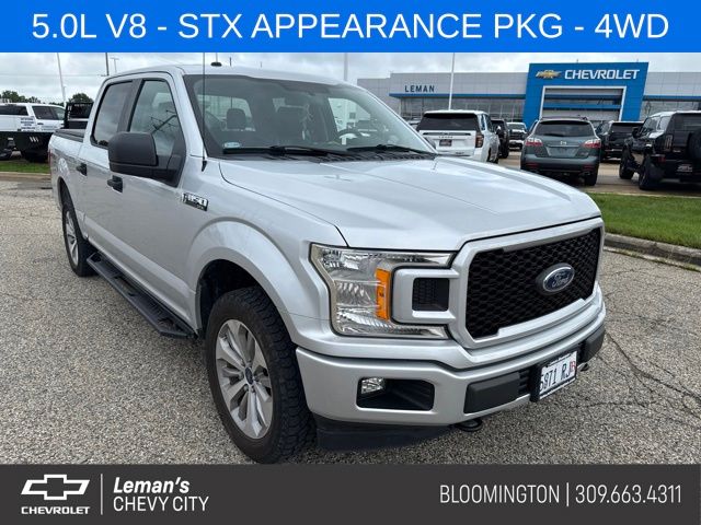 Ingot Silver 2018 Ford F-150 Pickup Truck Four-Wheel Drive Automatic