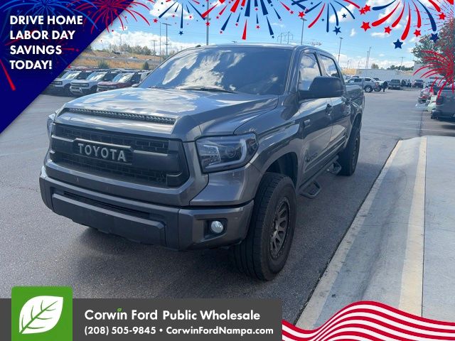 Magnetic Gray Metallic 2017 Toyota Tundra Pickup Truck Four-Wheel Drive 6-Speed Automatic Overdrive