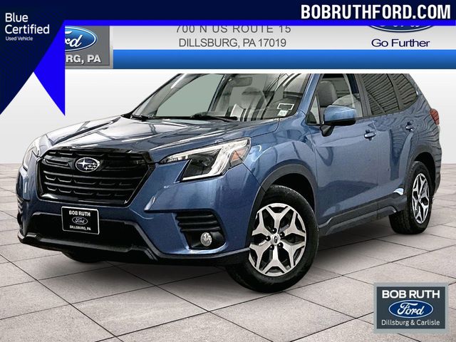 2022 Subaru Forester Premium Blue at Subaru and VW of Moon Township