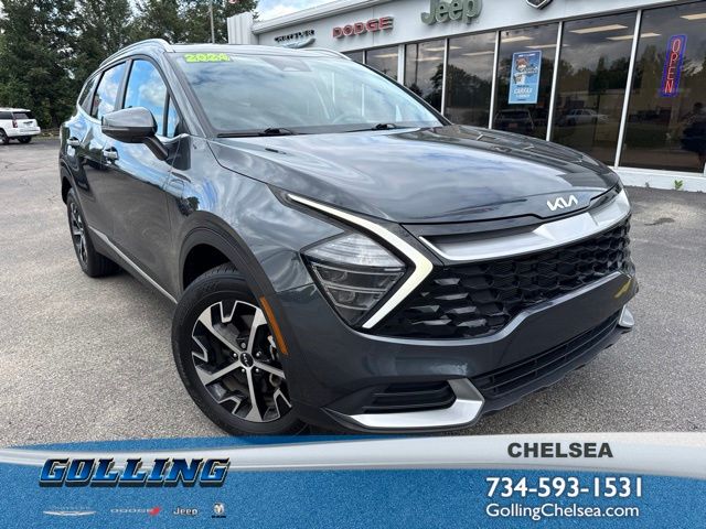 Gravity Gray 2024 Kia Sportage SUV / Crossover All-Wheel Drive 8-Speed Automatic