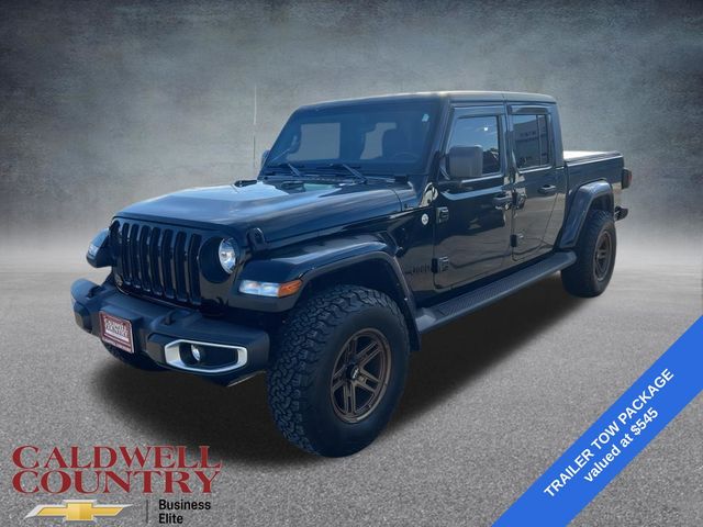 Black Clearcoat 2021 Jeep Gladiator Overland Crew Cab 4WD Pickup Truck Four-Wheel Drive 6-Speed Manual