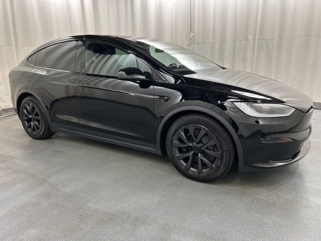 Solid Black 2024 Tesla Model X AWD SUV / Crossover All-Wheel Drive 1-Speed Automatic