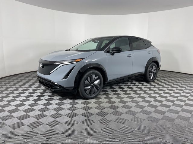 2025 Boulder Gray Pearl/Black Diamond Pearl Nissan ARIYA EVOLVE+ e-4ORCE AWD SUV