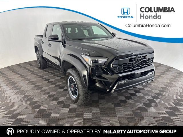 Black 2024 Toyota Tacoma TRD Off-Road Double Cab 4WD Pickup Truck Four-Wheel Drive 8-Speed Automatic