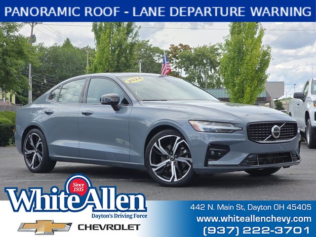 Denim Blue Metallic 2024 Volvo S60 B5 Core Dark Theme FWD Sedan Front-Wheel Drive Automatic