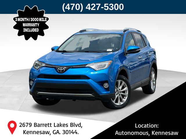Electric Storm Blue 2016 Toyota RAV4 Limited SUV / Crossover Front-Wheel Drive 6-Speed Automatic