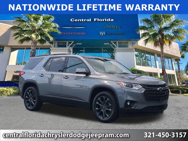 Gray (Steel Metallic) 2021 Chevrolet Traverse RS FWD SUV / Crossover Front-Wheel Drive 9-Speed Automatic