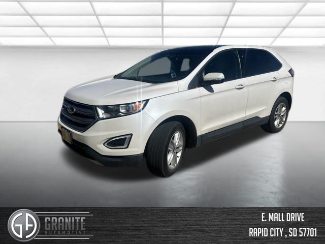White Platinum Clearcoat Metallic 2017 Ford Edge SUV / Crossover All-Wheel Drive 6-Speed Automatic