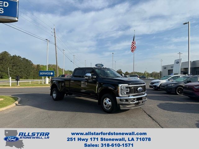 Black Metallic 2024 Ford F-350 Super Duty King Ranch Crew Cab LB DRW 4WD Pickup Truck Four-Wheel Drive Automatic