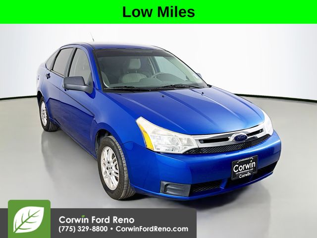 Blue Flame Metallic 2010 Ford Focus SE Sedan Front-Wheel Drive 4-Speed Automatic