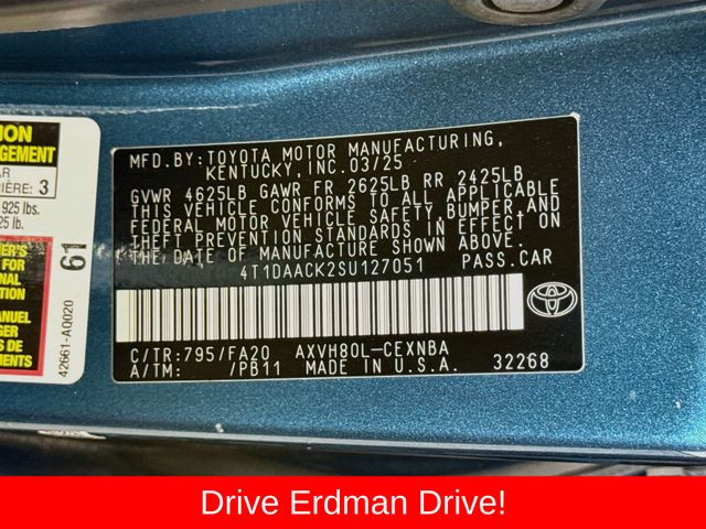Used 2025 Toyota Camry Sedan