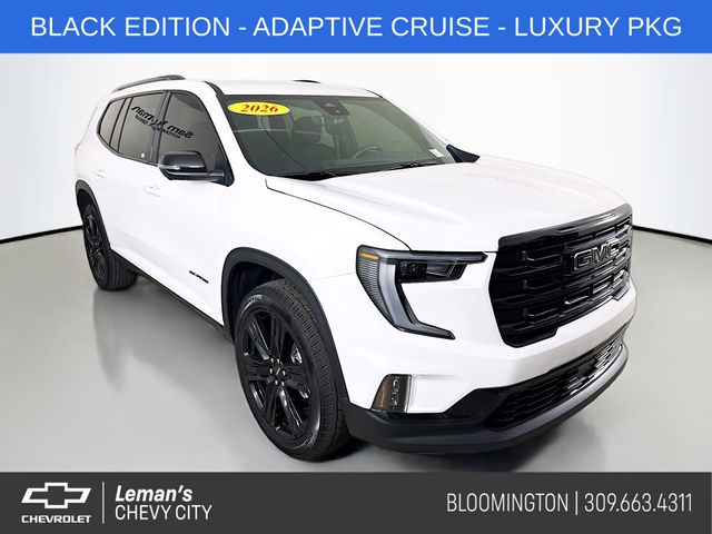 Summit White 2026 GMC Acadia SUV / Crossover Front-Wheel Drive 8-Speed Automatic