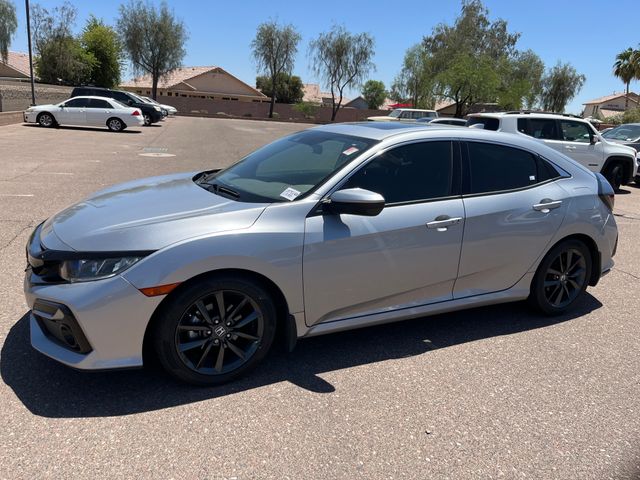 Lunar Silver Metallic 2020 Honda Civic Hatchback EX FWD Hatchback Front-Wheel Drive Continuously Variable Transmission