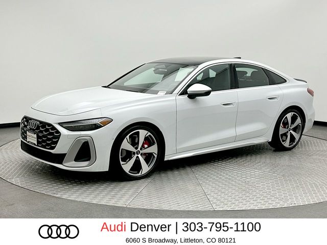 Glacier White Metallic 2025 Audi S5 Sedan All-Wheel Drive 7-Speed Automatic
