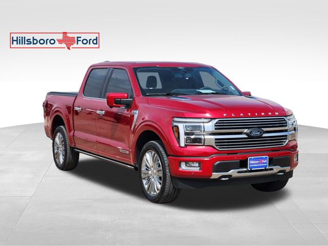 2024 Rapid Red Metallic Tinted Clearcoat Ford F-150 Platinum 4X4 Truck