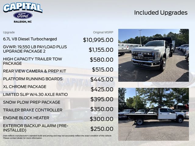 New 2026 White Ford 12FT DUMP/NO SIDES image 3