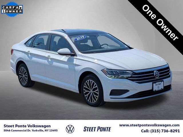 Pure White 2019 Volkswagen Jetta Sedan Front-Wheel Drive 8-Speed Automatic