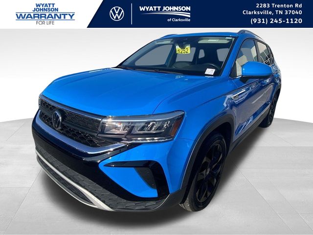 Blue 2023 Volkswagen Taos SUV / Crossover Front-Wheel Drive 8-Speed Automatic