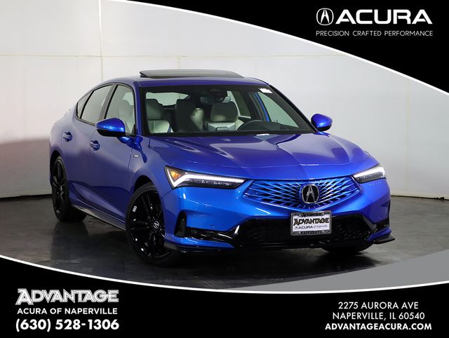 Black (Obsidian Blue Pearl) 2026 Acura Integra FWD with Technology and A-SPEC Package Sedan Front-Wheel Drive Continuously Variable Transmission