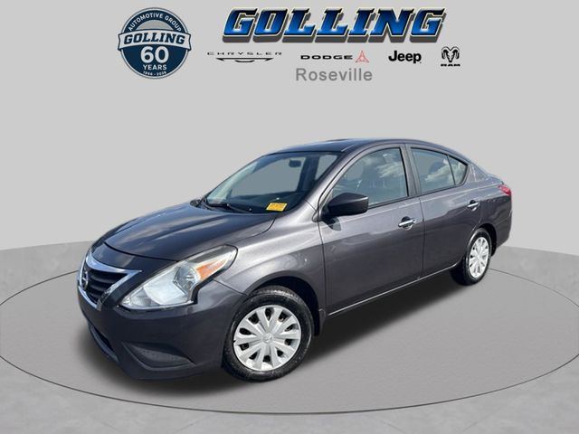 Amethyst Gray 2015 Nissan Versa Sedan Front-Wheel Drive Continuously Variable Transmission
