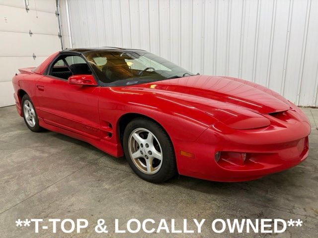 Bright Red 2000 Pontiac Firebird Coupe Rear-Wheel Drive 4-Speed Automatic