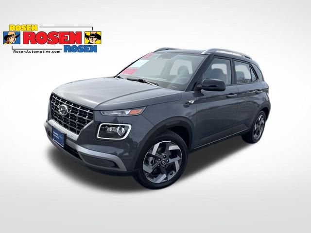 Ecotronic Gray w/Black Roof 2025 Hyundai Venue Limited FWD SUV / Crossover Front-Wheel Drive Continuously Variable Transmission