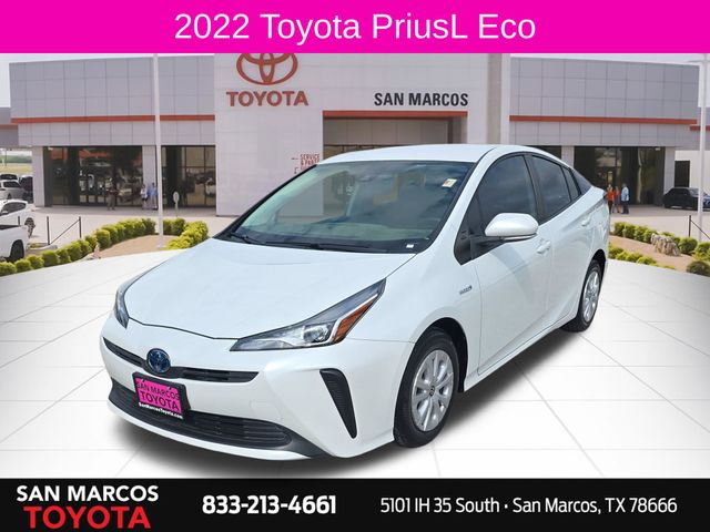 White (Wind Chill Pearl) 2022 Toyota Prius Hatchback Front-Wheel Drive Continuously Variable Transmission