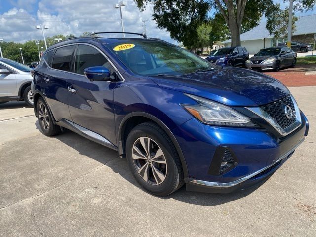 Deep Blue Pearl 2019 Nissan Murano SV FWD SUV / Crossover Front-Wheel Drive Continuously Variable Transmission