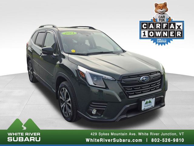 Cascade Green Silica 2024 Subaru Forester SUV / Crossover All-Wheel Drive Continuously Variable Transmission