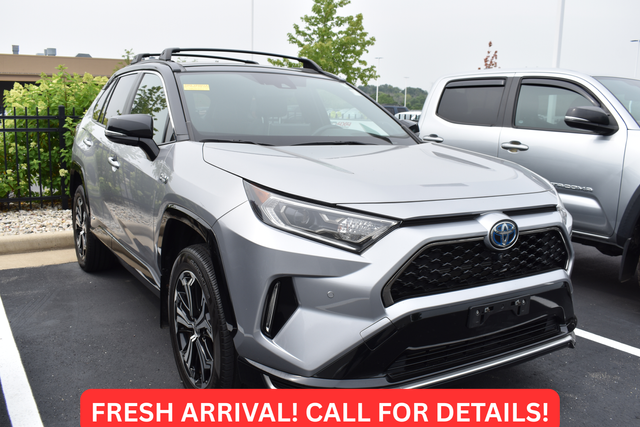Silver Sky Metallic 2021 Toyota RAV4 Prime SUV / Crossover All-Wheel Drive Continuously Variable Transmission