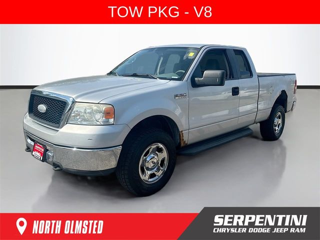 Silver Clearcoat Metallic 2007 Ford F-150 XL SuperCab 4WD Pickup Truck Four-Wheel Drive 4-Speed Automatic Overdrive