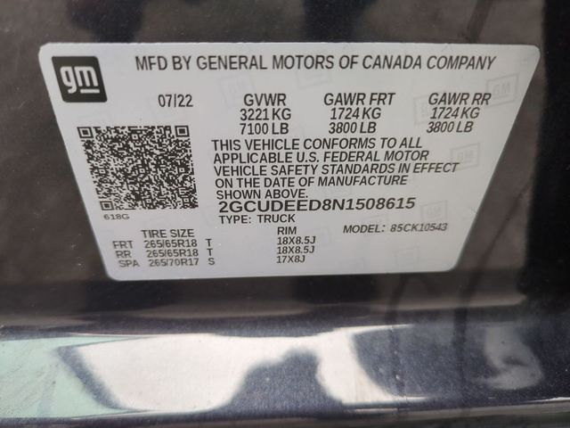 used 2022 Chevrolet Silverado 1500 car, priced at $42,000
