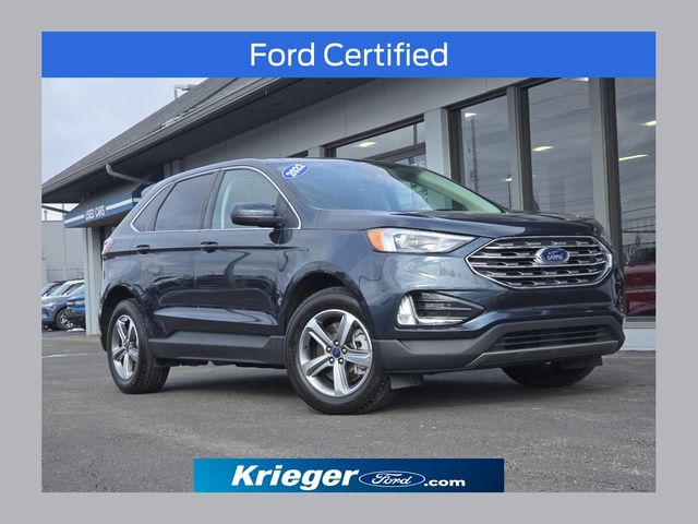 Blue Metallic 2022 Ford Edge SUV / Crossover All-Wheel Drive 8-Speed Automatic