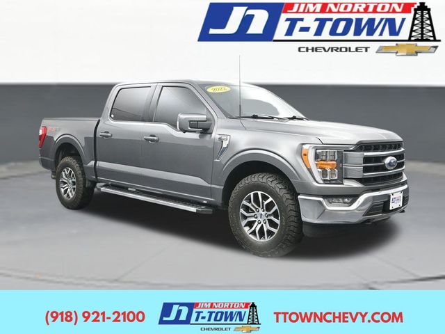 Gray Metallic 2022 Ford F-150 Pickup Truck Four-Wheel Drive Automatic