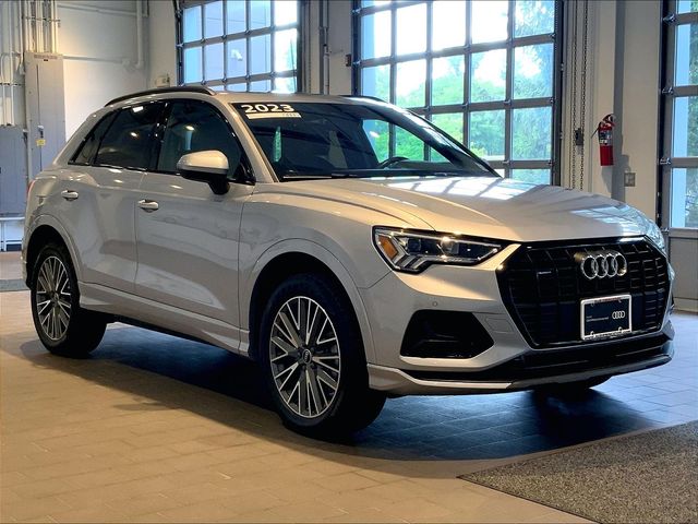 Silver Metallic 2023 Audi Q3 SUV / Crossover All-Wheel Drive 8-Speed Automatic