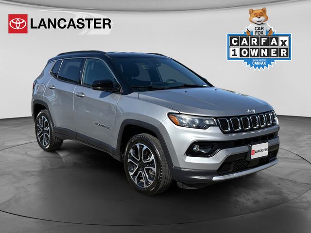 Silver 2024 Jeep Compass SUV / Crossover Four-Wheel Drive 8-Speed Automatic