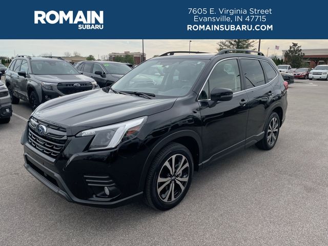 Crystal Black Silica 2023 Subaru Forester Limited Crossover AWD SUV / Crossover All-Wheel Drive Continuously Variable Transmission