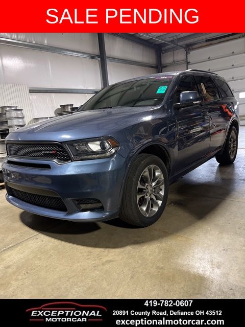 Reactor Blue Pearlcoat 2019 Dodge Durango GT Plus AWD SUV / Crossover All-Wheel Drive 8-Speed Automatic
