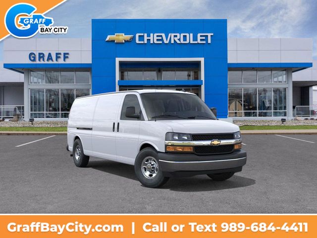 Summit White 2025 Chevrolet Express Cargo 3500 RWD Van Rear-Wheel Drive