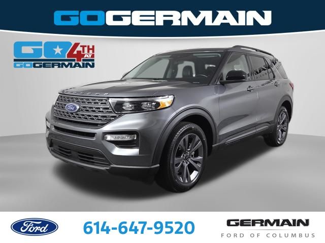 Gray Metallic 2023 Ford Explorer SUV / Crossover All-Wheel Drive Automatic