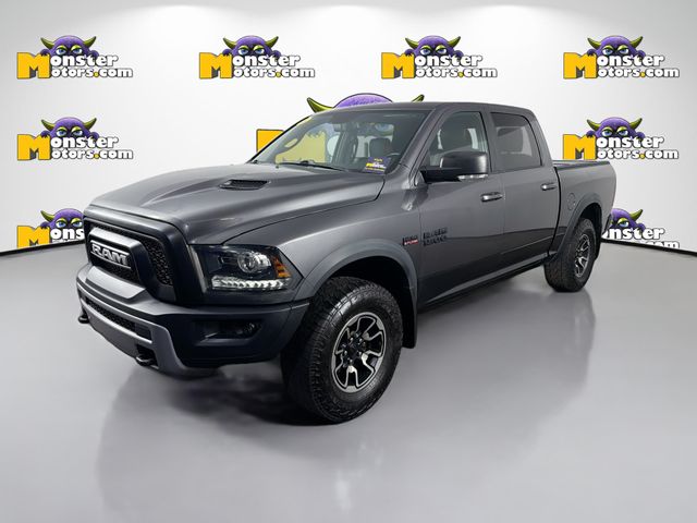 Gray (Granite Crystal Metallic Clearcoat) 2016 RAM 1500 Rebel Crew Cab 4WD Pickup Truck Four-Wheel Drive 8-Speed Automatic