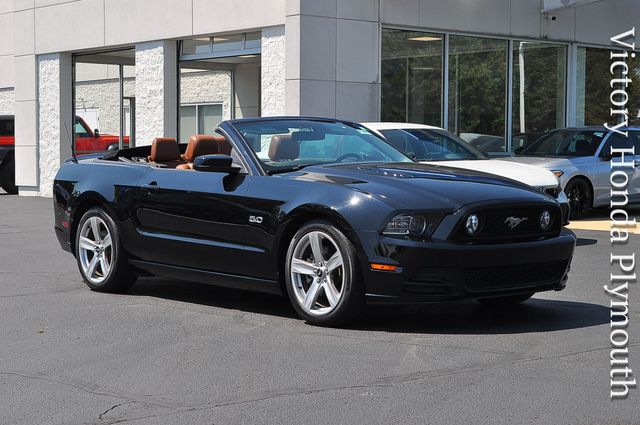 Black 2014 Ford Mustang Convertible Rear-Wheel Drive 6-Speed Automatic