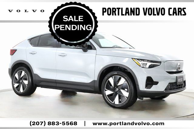 Vapour Gray Metallic 2024 Volvo C40 Recharge Twin Core eAWD SUV / Crossover All-Wheel Drive 1-Speed Automatic