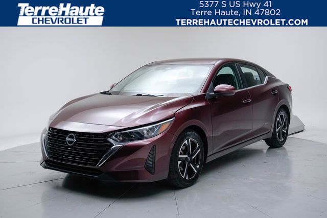 Rosewood Metallic 2024 Nissan Sentra Sedan Front-Wheel Drive Continuously Variable Transmission