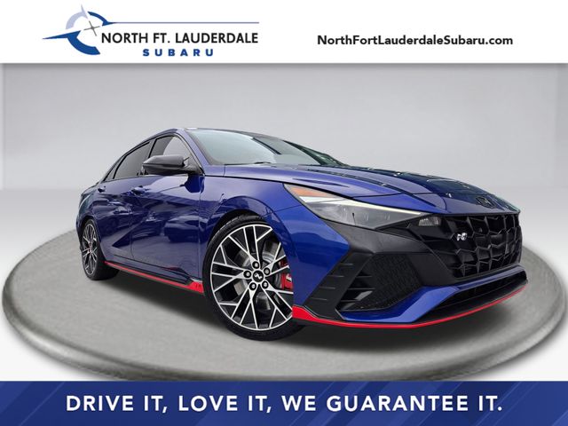 Intense Blue 2023 Hyundai Elantra N Sedan Front-Wheel Drive 8-Speed Dual Clutch
