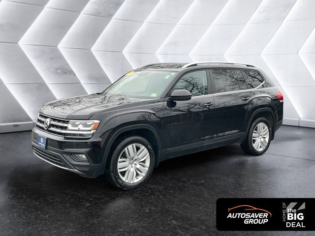 Deep Black Pearl 2019 Volkswagen Atlas SE 4Motion with Technology SUV / Crossover All-Wheel Drive 8-Speed Automatic
